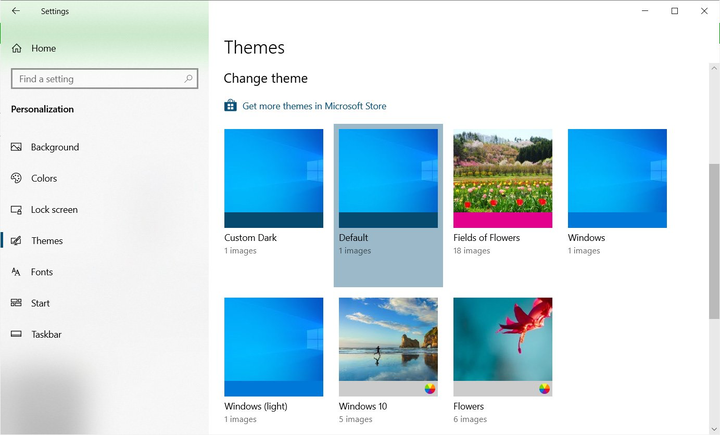 Les thèmes personnalisés de Windows 10 peuvent voler des informations de compte d'utilisateur