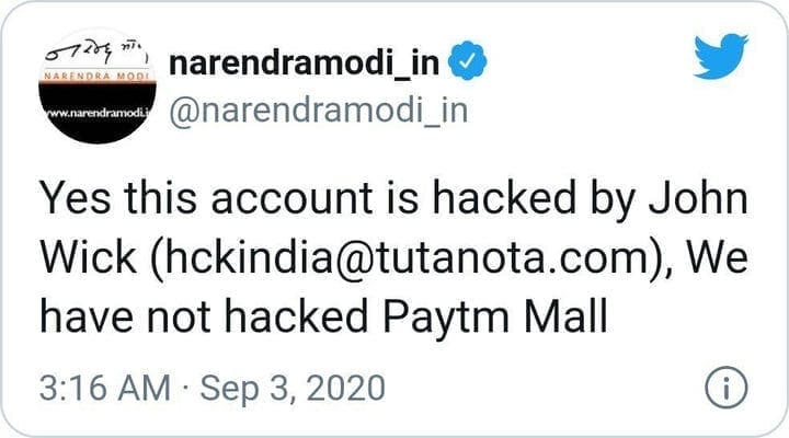Індійські хакери зламали CNN і Twitter прем'єр-міністра, щоб спростувати свою причетність до іншого злому